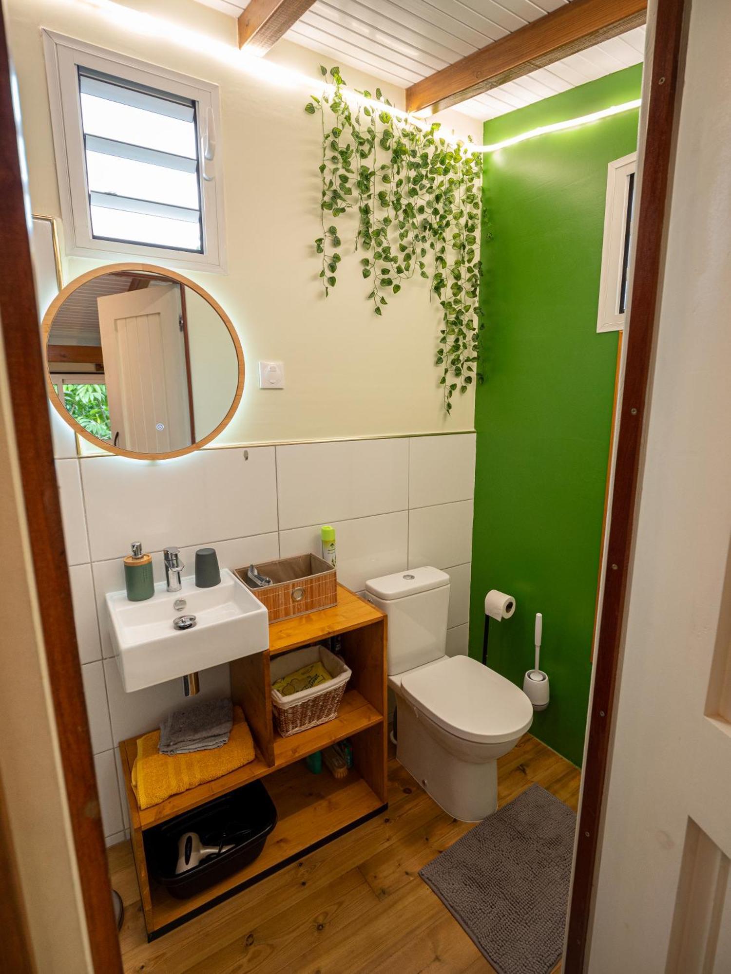 Kalinao - Bungalow Chic En Nature Les Abymes Exterior foto