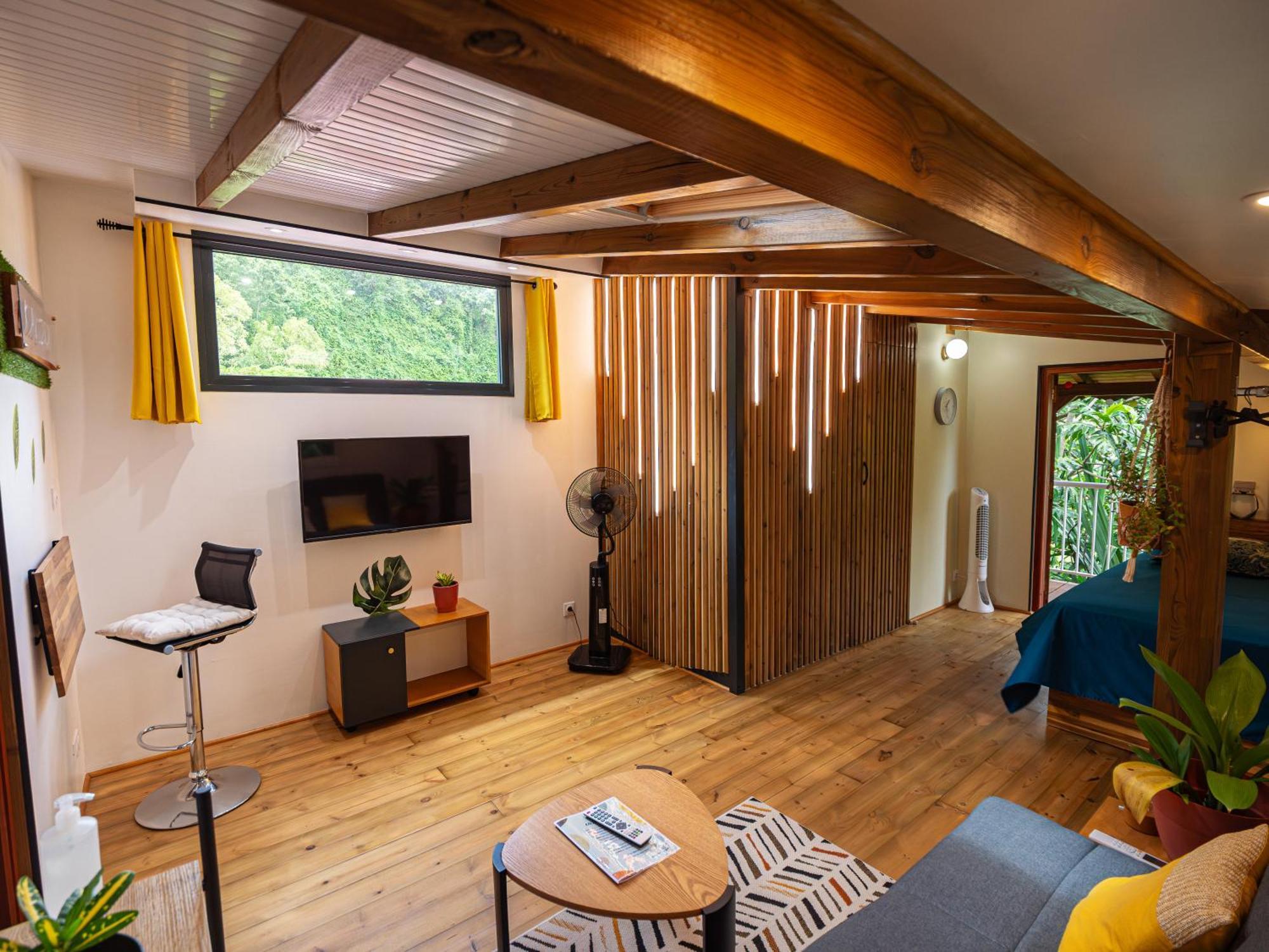 Kalinao - Bungalow Chic En Nature Les Abymes Exterior foto